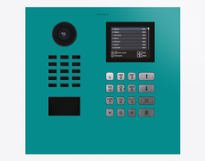 Doorbird D21DKH, IP VIDEO DOOR STATION, RAL 5018, stainless steel, powder-coated, semi-gloss, Part# 423888739