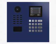 Doorbird D21DKH, IP VIDEO DOOR STATION, RAL 5022, stainless steel, powder-coated, semi-gloss, Part# 423888746