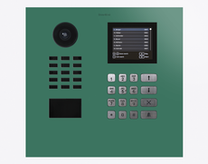 Doorbird D21DKH, IP VIDEO DOOR STATION, RAL 6000, stainless steel, powder-coated, semi-gloss, Part# 423888753