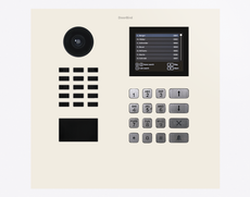 Doorbird D21DKH, IP VIDEO DOOR STATION, RAL 9010, stainless steel, powder-coated, semi-gloss, Part# 423888968
