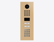 Doorbird D2102KV, IP VIDEO DOOR STATION, RAL 1001, stainless steel, powder-coated, semi-gloss, Part# 423891135