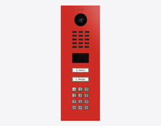 Doorbird D2102KV, IP VIDEO DOOR STATION, RAL 3028, stainless steel, powder-coated, semi-gloss, Part# 423891241