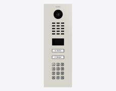 Doorbird D2102KV, IP VIDEO DOOR STATION, RAL 9002, stainless steel, powder-coated, semi-gloss, Part# 423891531