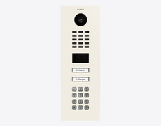 Doorbird D2102KV, IP VIDEO DOOR STATION, RAL 9010, stainless steel, powder-coated, semi-gloss, Part# 423891562