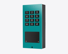 Doorbird A1121-S, SURFACE-MOUNT IP ACCESS CONTROL DEVICE, RAL 5018, stainless steel, powder-coated, semi-gloss, Part# 423893375