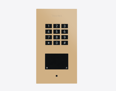 Doorbird A1121-F, FLUSH-MOUNT IP ACCESS CONTROL DEVICE, RAL 1001, stainless steel, powder-coated, semi-gloss, Part# 423893689