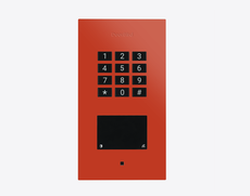 Doorbird A1121-F, FLUSH-MOUNT IP ACCESS CONTROL DEVICE, RAL 2002, stainless steel, powder-coated, semi-gloss, Part# 423893740