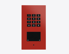 Doorbird A1121-F, FLUSH-MOUNT IP ACCESS CONTROL DEVICE, RAL 3000, stainless steel, powder-coated, semi-gloss, Part# 423893764