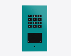 Doorbird A1121-F, FLUSH-MOUNT IP ACCESS CONTROL DEVICE, RAL 5018, stainless steel, powder-coated, semi-gloss, Part# 423893887