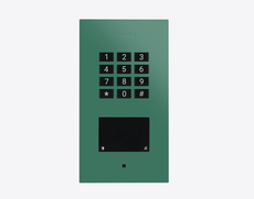 Doorbird A1121-F, FLUSH-MOUNT IP ACCESS CONTROL DEVICE, RAL 6000, stainless steel, powder-coated, semi-gloss, Part# 423893900