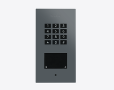 Doorbird A1121-F, FLUSH-MOUNT IP ACCESS CONTROL DEVICE, RAL 7011, stainless steel, powder-coated, semi-gloss, Part# 423893986