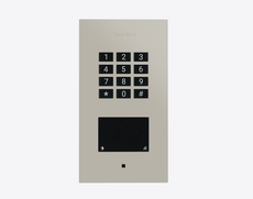 Doorbird A1121-F, FLUSH-MOUNT IP ACCESS CONTROL DEVICE, RAL 7044, stainless steel, powder-coated, semi-gloss, Part# 423894020