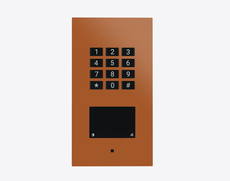 Doorbird A1121-F, FLUSH-MOUNT IP ACCESS CONTROL DEVICE, RAL 8023, stainless steel, powder-coated, semi-gloss, Part# 423894068