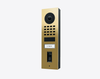 Doorbird D1101FV-S, FINGERPRINT 50 SURFACE-MOUNT IP VIDEO DOOR STATION, Brass-finish as PVD coating, stainless steel V4A, high-gloss polished, Part# 423894709