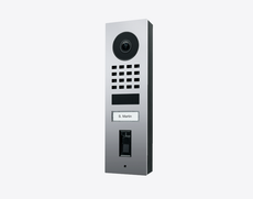 Doorbird D1101FV-S, FINGERPRINT 50 SURFACE-MOUNT IP VIDEO DOOR STATION, Chrome-finish as PVD coating, stainless steel V4A, high-gloss polished, Part# 423894716