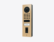 Doorbird D1101FV-S, FINGERPRINT 50 SURFACE-MOUNT IP VIDEO DOOR STATION, RAL 1001, stainless steel, powder-coated, semi-gloss, Part# 423894730