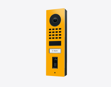Doorbird D1101FV-S, FINGERPRINT 50 SURFACE-MOUNT IP VIDEO DOOR STATION, RAL 1003, stainless steel, powder-coated, semi-gloss, Part# 423894747