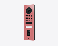 Doorbird D1101FV-S, FINGERPRINT 50 SURFACE-MOUNT IP VIDEO DOOR STATION,  RAL 3014, stainless steel, powder-coated, semi-gloss, Part# 423894808