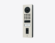 Doorbird D1101FV-S, FINGERPRINT 50 SURFACE-MOUNT IP VIDEO DOOR STATION, RAL 9002, stainless steel, powder-coated, semi-gloss, Part# 423894846
