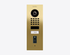 Doorbird D1101FV-F, FINGERPRINT 50 FLUSH-MOUNT IP VIDEO DOOR STATION, Brass-finish as PVD coating, stainless steel V4A, high-gloss polished, Part# 423894884