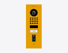Doorbird D1101FV-F, FINGERPRINT 50 FLUSH-MOUNT IP VIDEO DOOR STATION, RAL 1004, stainless steel, powder-coated, semi-gloss, Part# 423894938