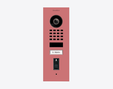 Doorbird D1101FV-F, FINGERPRINT 50 FLUSH-MOUNT IP VIDEO DOOR STATION, RAL 3014, stainless steel, powder-coated, semi-gloss, Part# 423894983