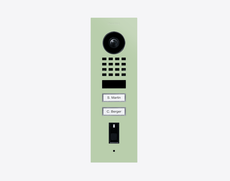 D1102FV-F, FINGERPRINT 50 FLUSH-MOUNT IP VIDEO DOOR STATION,  RAL 6019, stainless steel, powder-coated, semi-gloss, Part# 423895362