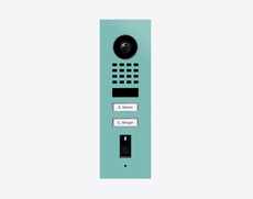 D1102FV-F, FINGERPRINT 50 FLUSH-MOUNT IP VIDEO DOOR STATION, RAL 6027, stainless steel, powder-coated, semi-gloss, Part# 423895379