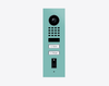 D1102FV-F, FINGERPRINT 50 FLUSH-MOUNT IP VIDEO DOOR STATION, RAL 6027, stainless steel, powder-coated, semi-gloss, Part# 423895379