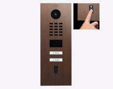 Doorbird D2102FV-FP50, FINGERPRINT 50 IP VIDEO DOOR STATION, Architectural bronze, Part# 423896642
