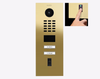 Doorbird D2102FV-FP50, FINGERPRINT 50 IP VIDEO DOOR STATION, Brass-finish as PVD coating, stainless steel V4A, high-gloss polished, Part# 423896673