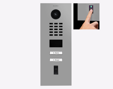 Doorbird D2102FV-FP50, FINGERPRINT 50 IP VIDEO DOOR STATION, RAL 7004, stainless steel, powder-coated, semi-gloss, Part# 423896987