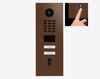 Doorbird D2102FV-FP50,  FINGERPRINT 50 IP VIDEO DOOR STATION, RAL 8011, stainless steel, powder-coated, semi-gloss, Part# 423897069