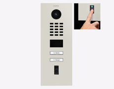 Doorbird D2102FV-FP50, FINGERPRINT 50 IP VIDEO DOOR STATION, RAL 9002, stainless steel, powder-coated, semi-gloss, Part# 423897106