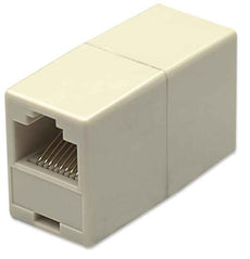 Intellinet RJ45 8P8C Coupler, Telecom, 8 Wire Pin to Pin, Female to Female, Part# 504225
