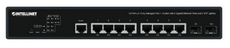 Intellinet IPS-10GM02-242W, 10-Port L2+ Fully Managed PoE++ Switch with 8 Gigabit Ethernet Ports and 2 SFP Uplinks, Part# 562003