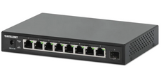 Intellinet 9-Port Switch with 8 x 2.5G Ethernet Ports and 1 SFP+ Uplink, IES-08-2.5G01, Part# 562096