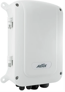 AETEK H40-044-30-150-V3, Outdoor IP67/IK10 4-Port 30W PoE + 2-Port SFP + 2-Port RJ45 Gigabit PoE Switch, Part# 640385
