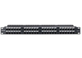 Intellinet Cat6a 10G Shielded 48-Port Patch Panel, 1U, IPP-19C6AS48-1U, Part# 720519