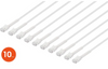 Intellinet IEC-C6-WT-3-FLEX-10P, Cat6 U/UTP FlexiBoot Slim Network Patch Cable, 3 ft., White, 10-Pack, Part# 745307