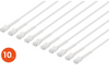 Intellinet IEC-C6-WT-5-FLEX-10P, Cat6 U/UTP FlexiBoot Slim Network Patch Cable, 5 ft., White, 10-Pack, Part# 745314