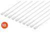 Intellinet IEC-C6-WT-7-FLEX-10P, Cat6 U/UTP FlexiBoot Slim Network Patch Cable, 7 ft., White, 10-Pack,  Part# 745321