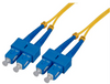 Intellinet 7 m SC to SC UPC Fiber Optic Patch Cable, 2.0 mm, Duplex, OFNR, Singlemode BIF, Yellow, Part# 760867