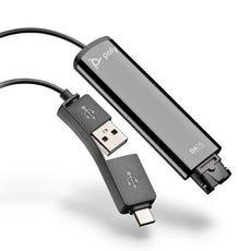 Poly DA75 USB to QD Black Adapter TAA, Part# 786C6AA