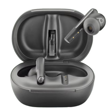 Poly Voyager Free 60+ UC M Carbon Black Earbuds +BT700 USB-C Adapter +Touchscreen Charge Case, Part# 7Y8H0AA