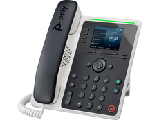 Poly Edge E220 IP Phone and PoE-enabled, Part# 82M87AA