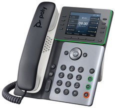Poly Edge E320 IP Phone and PoE-enabled, Part# 82M88AA