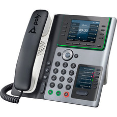 Poly Edge E400 IP Phone and PoE-enabled, Part# 82M93AA