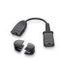 Poly 4 Pin QD Headset to 6 Pin QD Audio Processor Cable (0.13M), Part# 85Q45AA