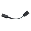Poly 6 Pin QD headset to 4 Pin QD Audio Processor Cable (0.13M), Part# 85Q47AA